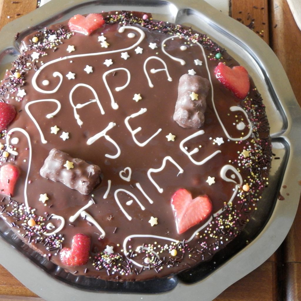 Un gâteau maison pour idee cadeau de noel pour papa