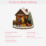 5767OFR4 effet dimpression 3d ornement noel en bois a 1 couche personnalise ferme de chevaux de jackson 5767o3lqu