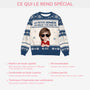 5770WFR5 pull moche de noel personnalise pour frere et soeur la petite derniere 5770w8vna