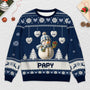 5771WFR2 pull moche de noel personnalise mamie bonhomme de neige 5771w8tza