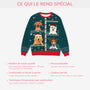 5772WFR5 pull moche de noel personnalise noel avec mes chiens 5772wkyac