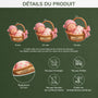 5778OFR3 effet dimpression 3d ornement acrylique personnalise premier noel de bebe 5778oklmk