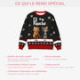 5782WFR5 pull moche de noel personnalise la maman chat 5782wkfcd
