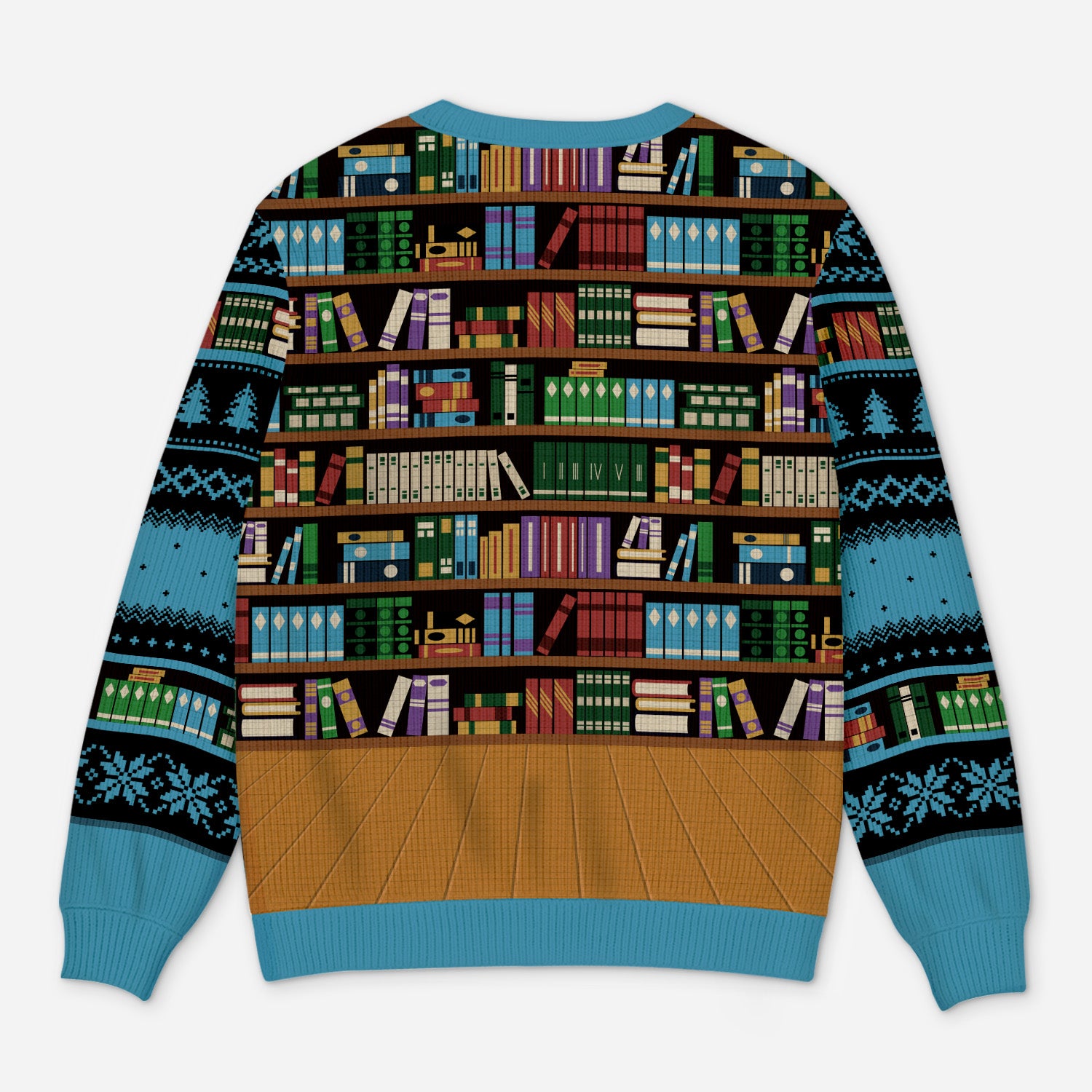 5788WFR3 pull moche de noel personnalise pour les amoureux des livres chut je lis 5788w3qma