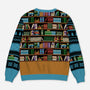 5788WFR3 pull moche de noel personnalise pour les amoureux des livres chut je lis 5788w3qma