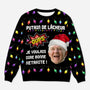 5789WFR1 pull moche de noel personnalise avec photo je voulais dire bonne retraite 5789wttma