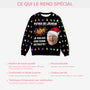 5789WFR5 pull moche de noel personnalise avec photo je voulais dire bonne retraite 5789wttma