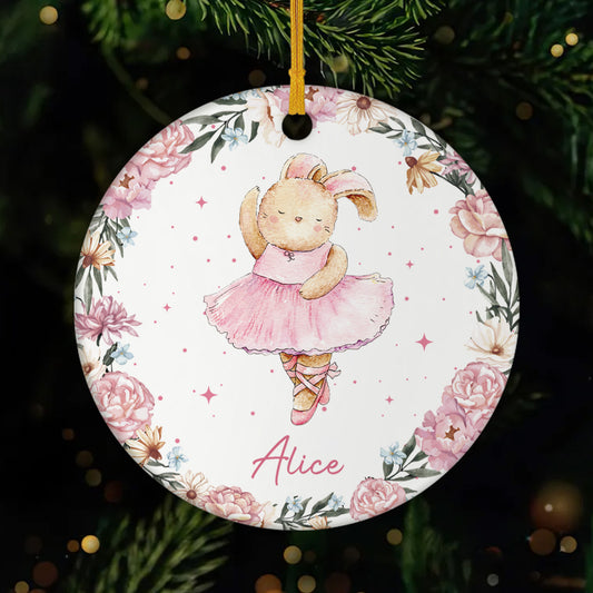 5797OFR1 ornement noel ceramique personnalise pour enfant devenir une ballerine 5797o8mtk