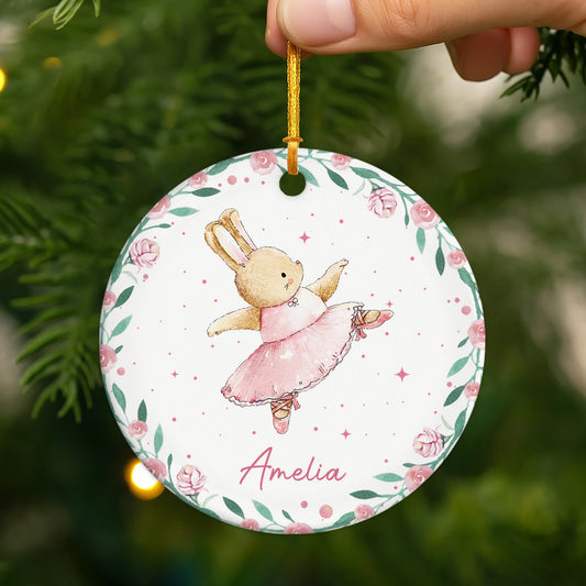 5797OFR2 ornement noel ceramique personnalise pour enfant devenir une ballerine 5797o8mtk
