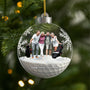 5800OFR1 ornement acrylique personnalise avec photo boule de noel avec les amis du golf 5800okzcb