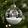 5800OFR1 ornement acrylique personnalise avec photo boule de noel avec les amis du golf 5800okzcb