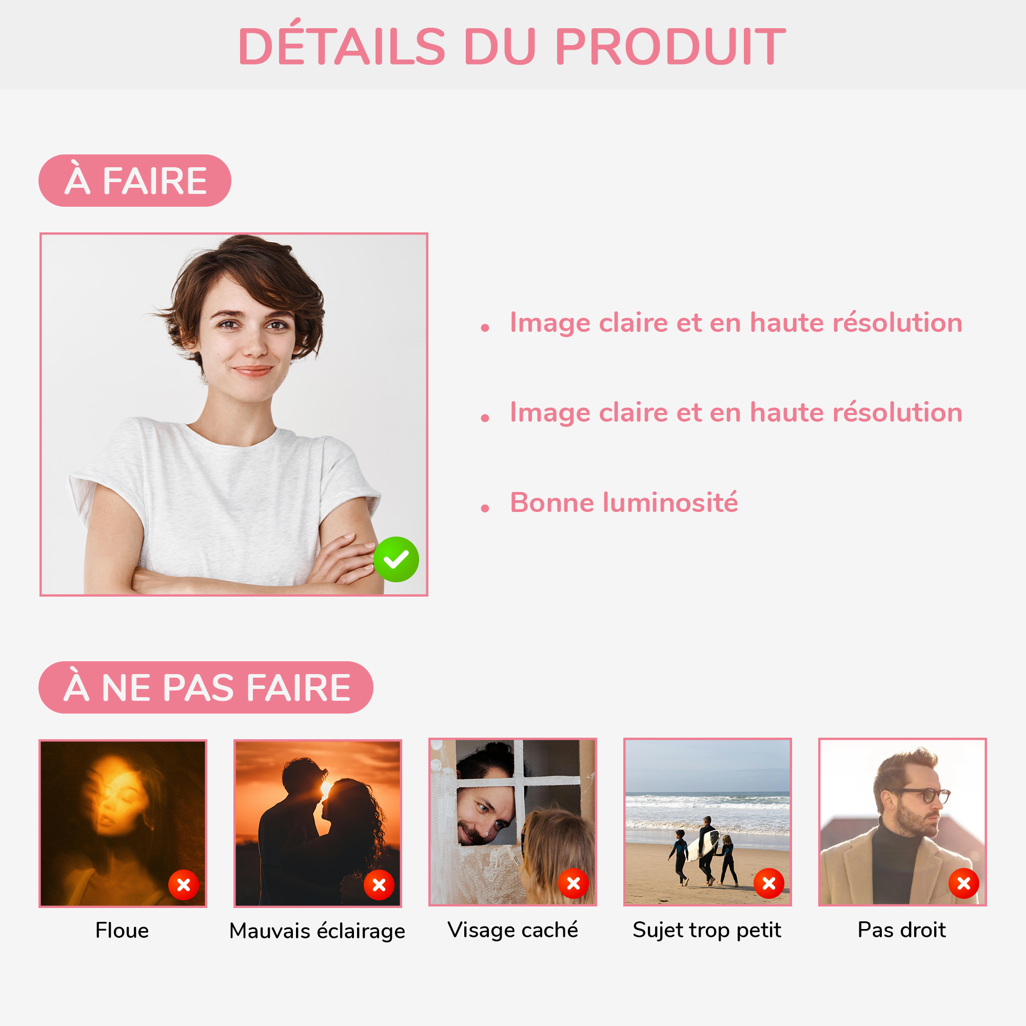 5800OFR5 ornement acrylique personnalise avec photo boule de noel avec les amis du golf 5800okzcb