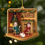 5804OFR1 effet dimpression 3d ornement noel acrylique personnalise juste toi moi et le chien 5804okqqc