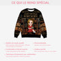 5814WFR5 pull moche de noel personnalise juste une fille qui aime les livres 5814wkmza