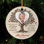 5816OFR1 ornement noel ceramique personnalise commemoratif avec photo ne pleurez pas pour moi 5816o6vna