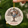 5816OFR2 ornement noel ceramique personnalise commemoratif avec photo ne pleurez pas pour moi 5816o6vna