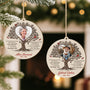 5816OFR2 ornement noel en bois a 1 couche personnalise commemoratif avec photo ne pleurez pas pour moi 5816o6vna