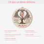 5816OFR4 ornement noel en bois a 1 couche personnalise commemoratif avec photo ne pleurez pas pour moi 5816o6vna