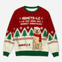 5818WFR1 pull de noel moche personnalise la vie sans chiens 5818w6ltc