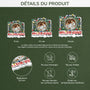 5821OFR3 ornement noel acrylique personnalise avec photo notre meilleur voyage de famille 5821otlni