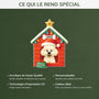 5824OFR4 effet dimpression 3d ornement noel acrylique personnalise avec photo la maison de mon chien 5824okzcc min