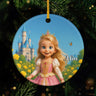5825OFR1 ornement ceramique personnalise pour enfant avec photo ma petite princesse 5825o3q0k