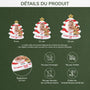 5838OFR3 ornement acrylique personnalise bebe avec photo mon premier noel rouge et blanc 5838o3zak