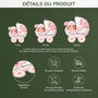 5850OFR3 effet dimpression 3d ornement acrylique personnalise premier noel poussette de bebe 5850o8mnk