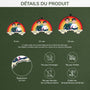 5852OFR3 ornement acrylique personnalise pour couple lgbt 5852oklcg