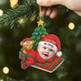 5853OFR2 effet dimpression 3d ornement noel acrylique personnalise avec photo mon premier noel 5853o8ltk
