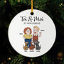5854OFR1 ornement ceramique personnalise couple toi moi et le chien 5854okq7c