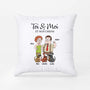 5854PFR2 coussin personnalise couple toi moi et le chien 5854pkq7c