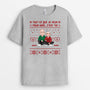 5860AFR2 t shirt de noel personnalise couple tout ce que je veux pour noel 5860akzng