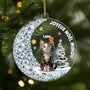 5867OFR1 effet dimpression 3d ornement acrylique personnalise chat joyeux noel minou 5867okqmd