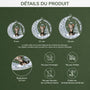 5867OFR3 effet dimpression 3d ornement acrylique personnalise chat joyeux noel minou 5867okqmd