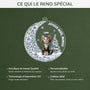 5867OFR4 effet dimpression 3d ornement acrylique personnalise chat joyeux noel minou 5867okqmd