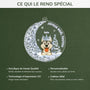 5867OFR4 effet dimpression 3d ornement acrylique personnalise chien joyeux noel toutou 5867okqmc