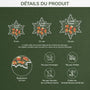5869OFR3 ornement acrylique personnalise la famille biscuit de noel 5869okmci