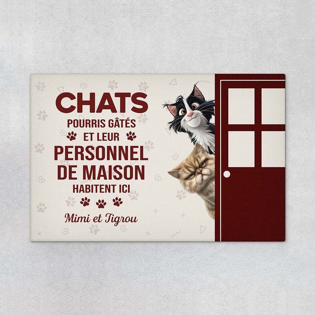 5870DFR1 paillasson personnalise le chat gate pourri habite ici 5870d8ztd_9eb77f4e 7d4f 46e9 8159 652def3315f2