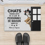 5870DFR2 paillasson personnalise le chat gate pourri habite ici 5870d8ztd