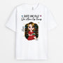 5874AFR1 t shirt personnalise pour femme juste une fille qui aime les livres 5874attma