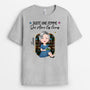 5874AFR2 t shirt personnalise pour femme juste une fille qui aime les livres 5874attma