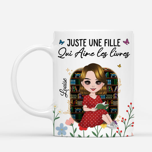 5874MFR1 mug personnalise je suis une fille qui aime les livres 5874mttma