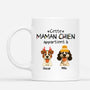 5882MFR1 mug de noel personnalise cette maman chien appartient a 5882mkv0c