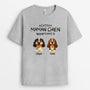 5883AFR2 t shirt personnalise ce papa chien appartient a 5883akv0c