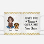5884MFR1 mug personnalise juste une fille qui aime ses chiens 5884m3ymc