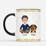 5884MFR2 mug personnalise juste une fille qui aime ses chiens 5884m3ymc