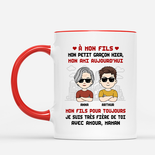 5893MFR2 mug personnalise papa et maman nous sommes fiers de toi 5893m6htb