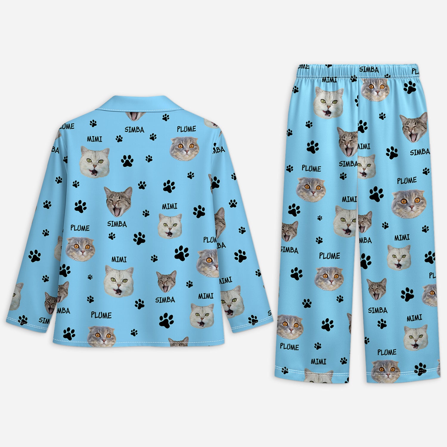 5900VFR2 pyjama personnalise avec photo mon chat 5900vkznd
