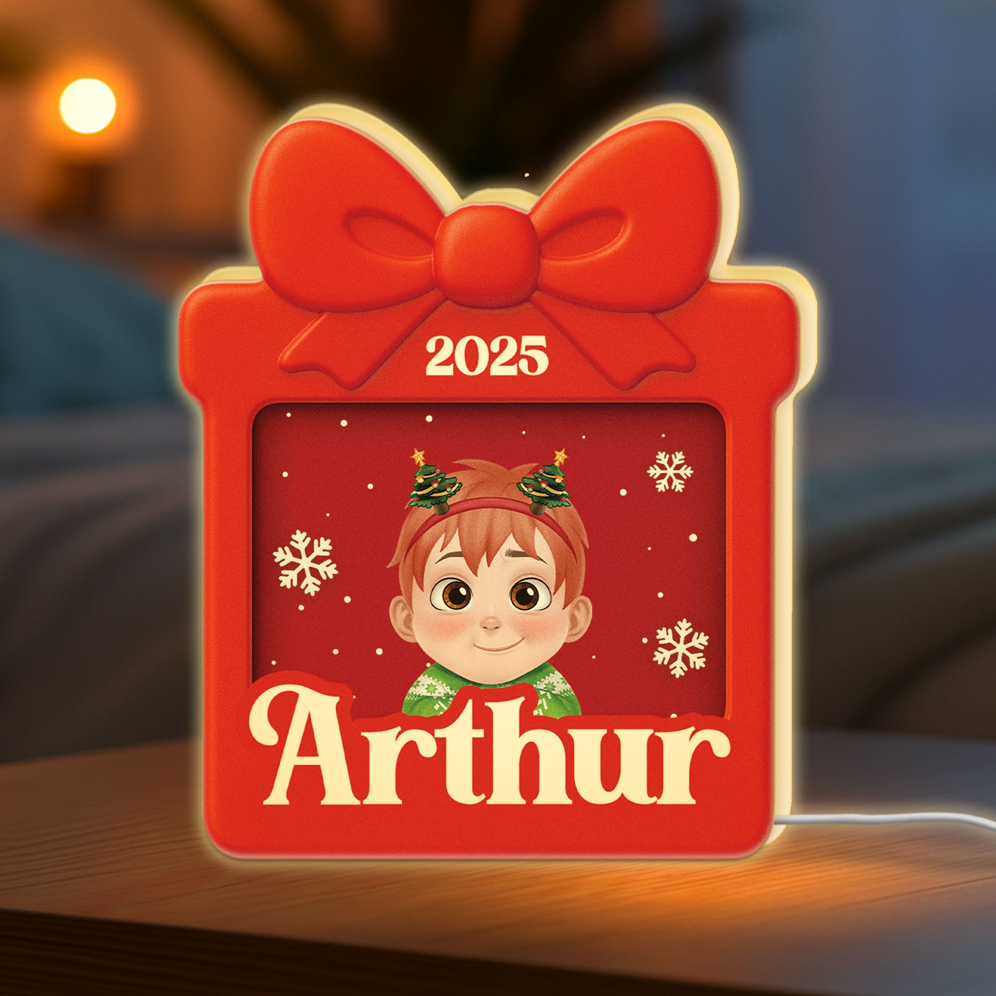 5903LFR2 lightbox personnalisable de noel pour enfant un joli cadeau 5903lkvzk